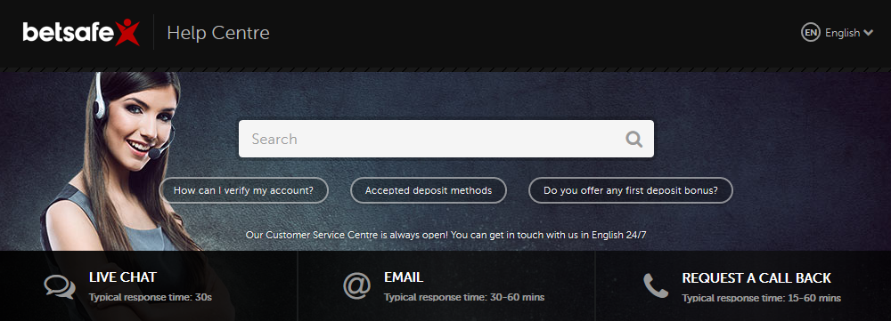 Betsafe Support Help Centre