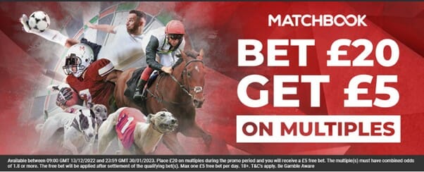 Matchbook Sportsbook Promotion Screenshot