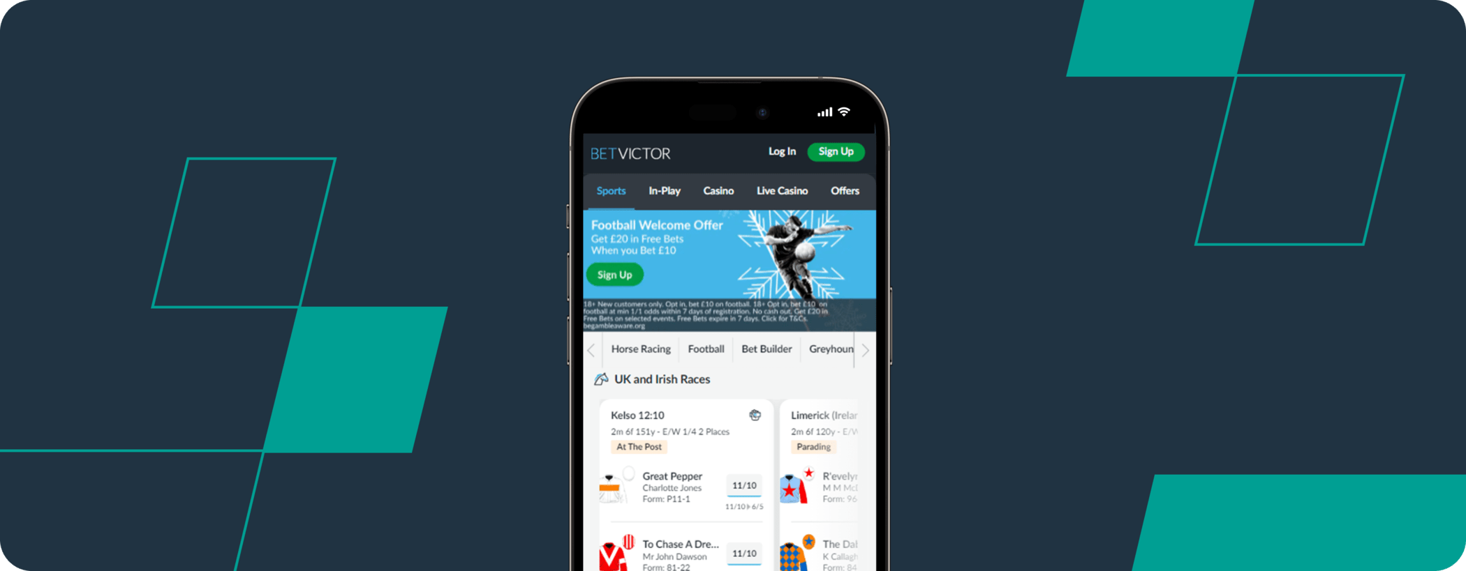 betvictor mobile app screenshot