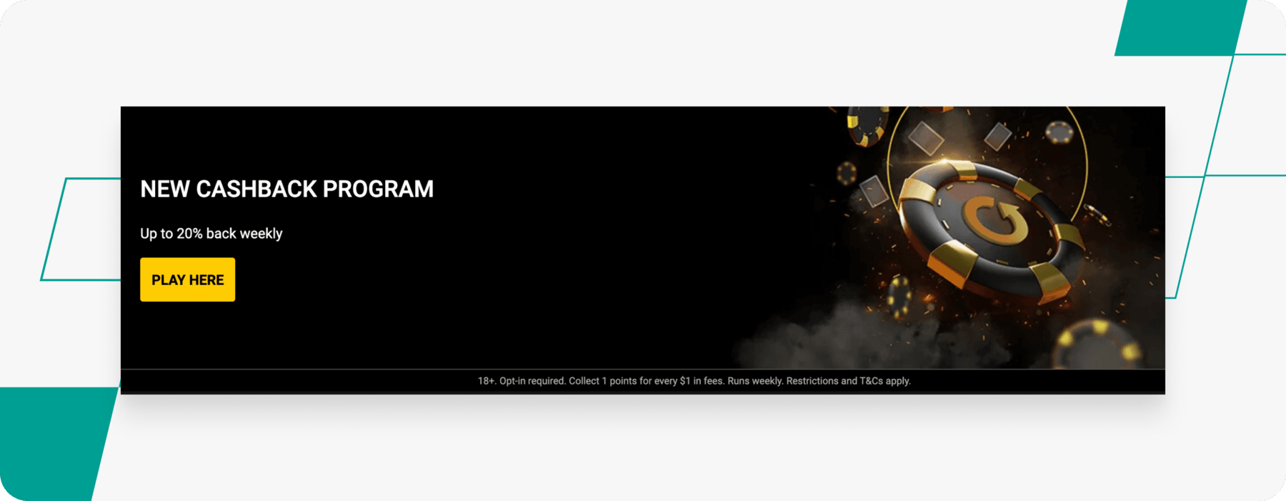 screenshot of bwin poker offer