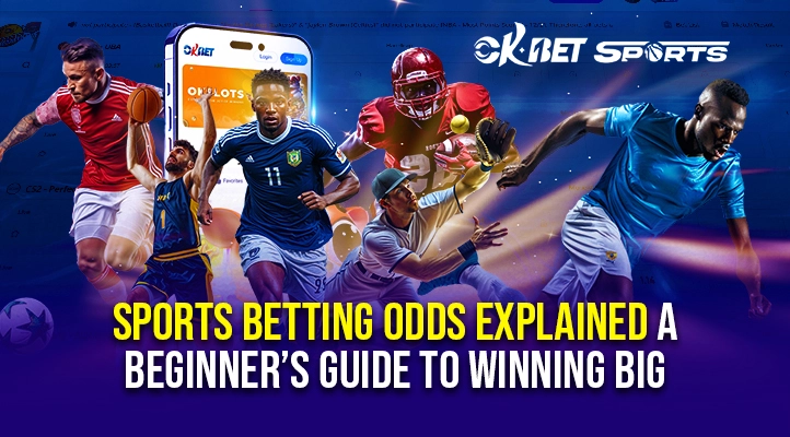Sports betting odds an image of 5 athlete man with overlay text