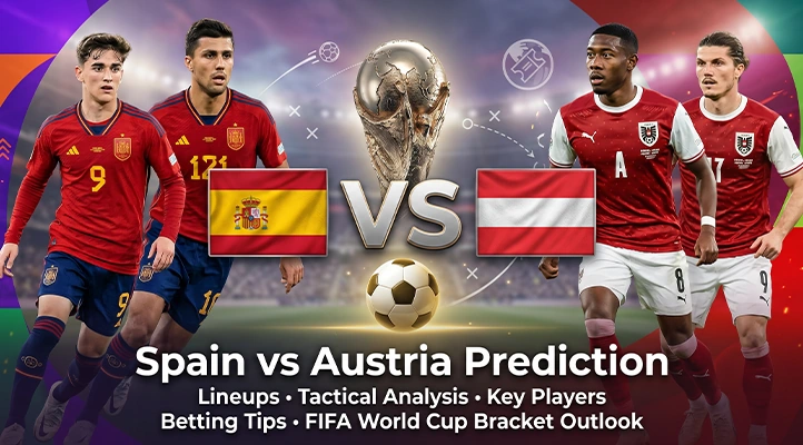 Spain vs Austria Prediction: Round of 32 Preview, Lineups & Betting Tips